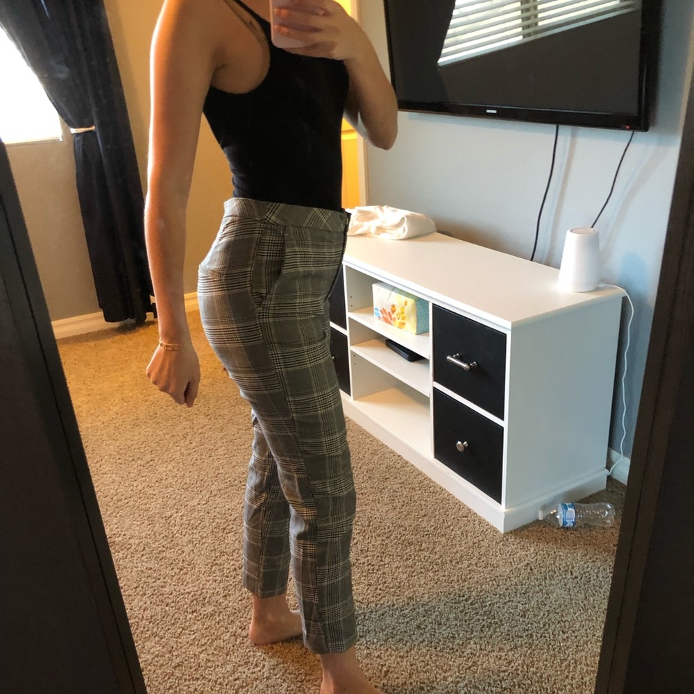 Black and White Plaid Pants!